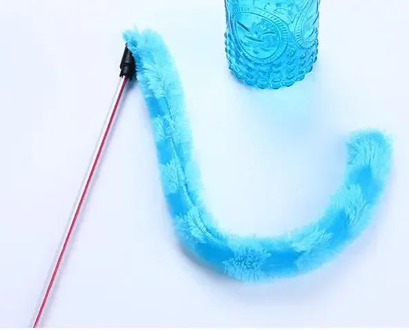 Cat Stick Funny Funny Plush Cat cat Stick Feather Funny Stick Toys plush Pet Interactive Toy Toys