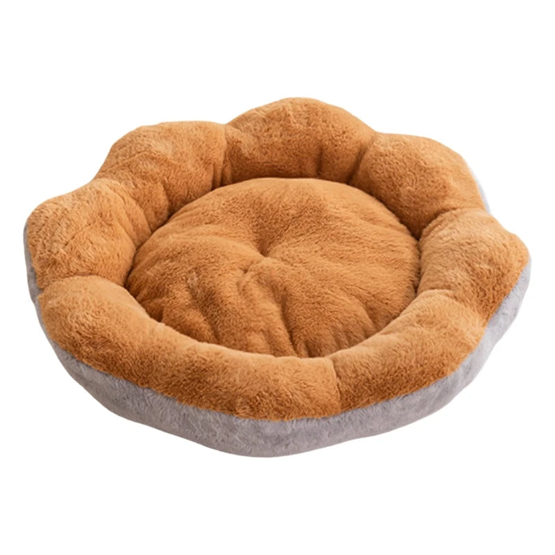 Cat House Kennel Pet Products Thicken Cat Cushion Winter Pet Habitats House Autumn Puppy Flower Basket Accessory