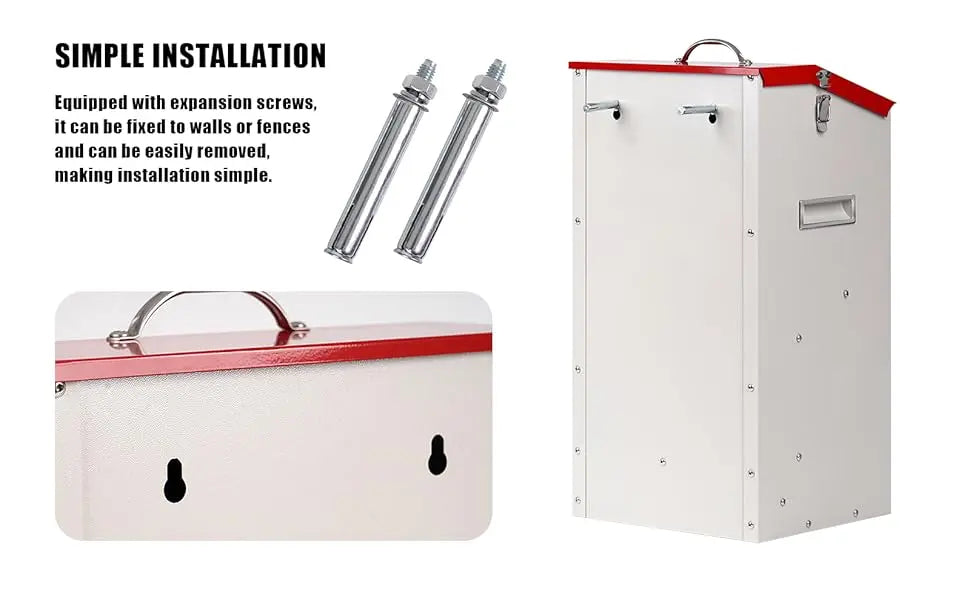 Automatic Dog Feeder Large Breed Dog Food Dispenser for Large Dogs, 25lbs Outdoor Pets Feeder