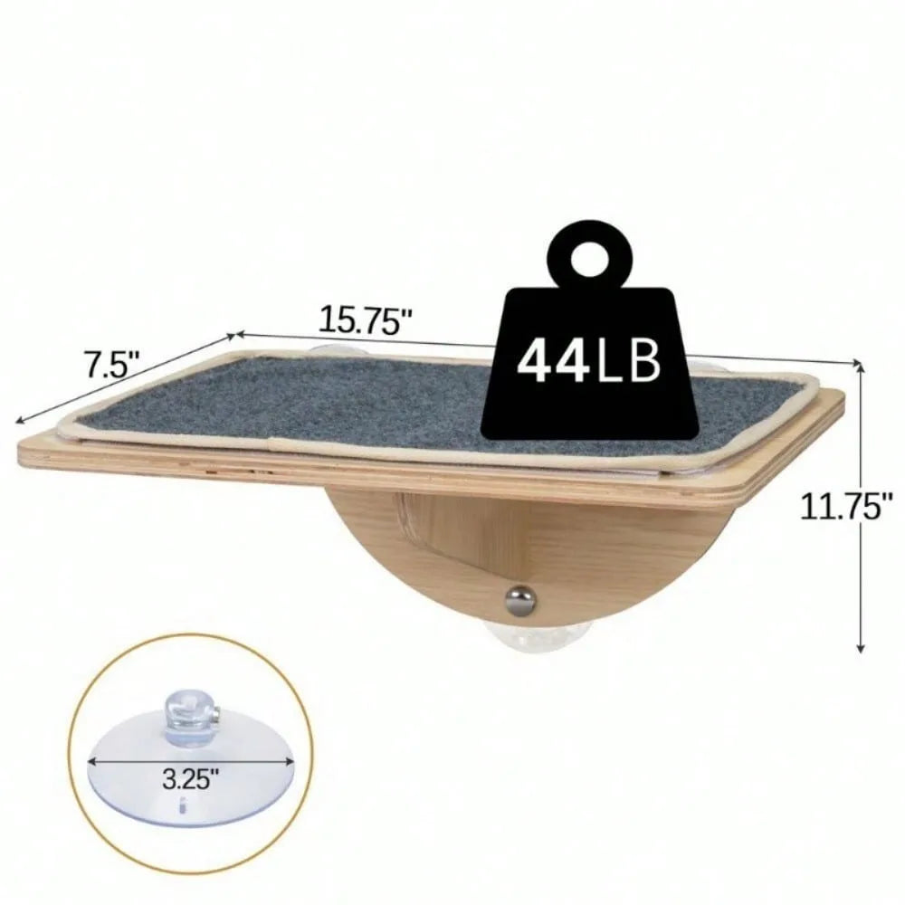 Cat Window Perch Cat Hammock Indoor Cat Hammock with Suction Cups for Small Cat