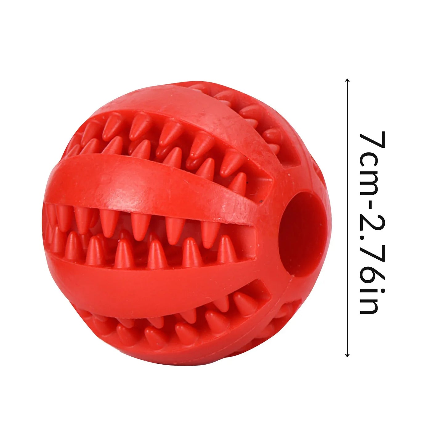 Prick Ball Watermelon Balls Teddy Puppy Decompression Elastic Rubber Ball Pet Teeth Cleaning Teeth Grinding Leakage Ball Dog Toy