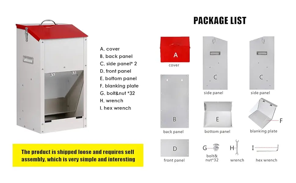 Automatic Dog Feeder Large Breed Dog Food Dispenser for Large Dogs, 25lbs Outdoor Pets Feeder